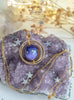 Handmade Galaxy and stars, planet spinner necklace - 13th Psyche