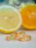 Handmade Iridescent Citrus Resin Ring - Mermaidcore Handmade Sparkle Jewelry - 13th Psyche