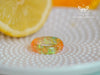 Handmade Iridescent Citrus Resin Ring - Mermaidcore Handmade Sparkle Jewelry - 13th Psyche