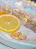 Handmade Iridescent Citrus Resin Ring - Mermaidcore Handmade Sparkle Jewelry - 13th Psyche