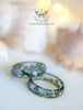 Handmade Ocean inspired resin ring with tiny shells - 13th Psyche