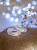 Handmade Resin Star Ring - Iridescent Galaxy Band with Holographic Stars - 13th Psyche
