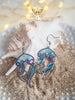 Handmade Stained glass inspired Jellyfish Earrings - 13th Psyche