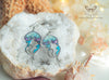 Handmade Stained glass inspired Jellyfish Earrings - 13th Psyche