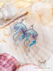Handmade Stained glass inspired Jellyfish Earrings - 13th Psyche