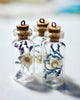 Handmade Real dried flowers bottle pendant necklace - 13th Psyche