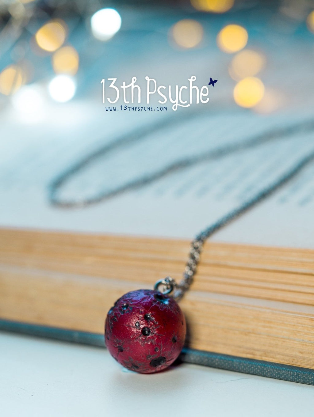 Handmade Resin Full moon necklace. Choose your style - 13th Psyche