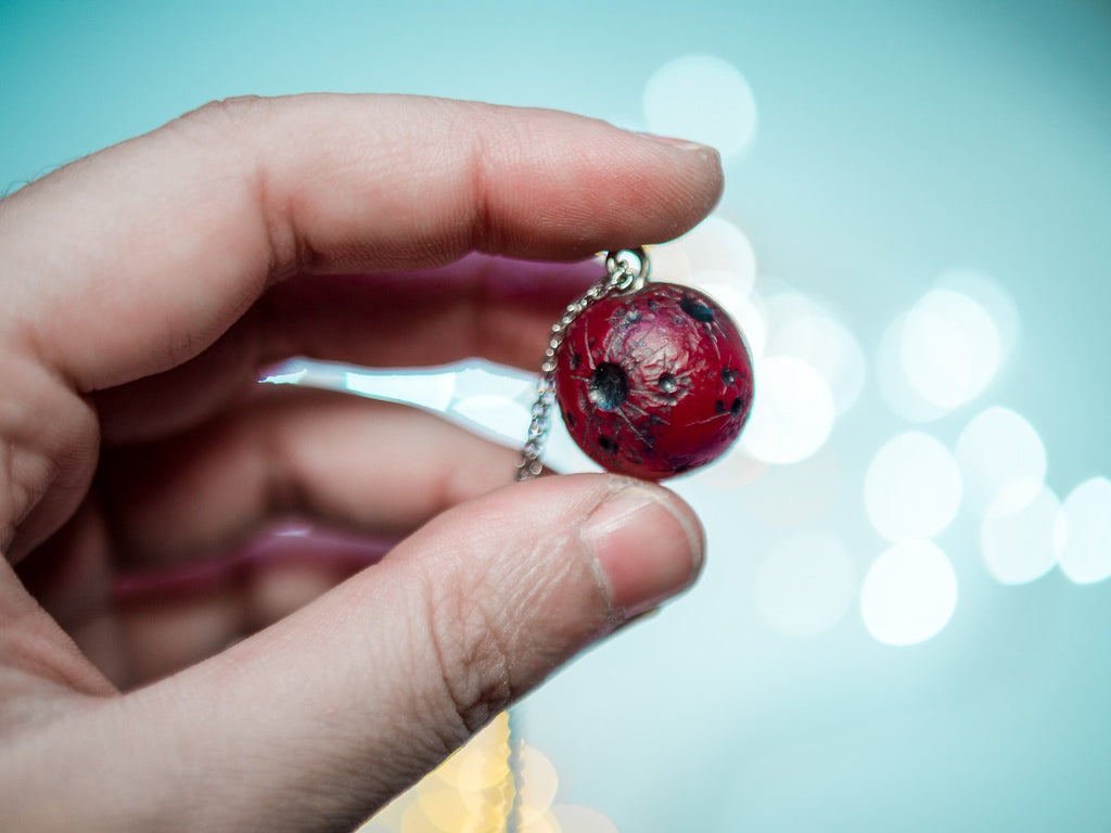 Handmade Resin Full moon necklace. Choose your style - 13th Psyche