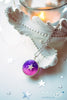 Handmade Purple and pink star cameo pendant necklace - 13th Psyche