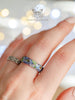 Handmade Dried forget me not flowers resin ring - 13th Psyche