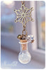 Handmade Snow and snowflake vial pendant necklace - 13th Psyche