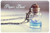 Handmade Origami paper boat bottle pendant necklace - 13th Psyche
