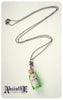 Handmade Absinthe bottle necklace - 13th Psyche