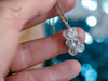 Handmade Metal flakes crystal clear gummy bear Necklace - 13th Psyche