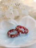 Handmade Red baby's breath flowers resin ring - 13th Psyche