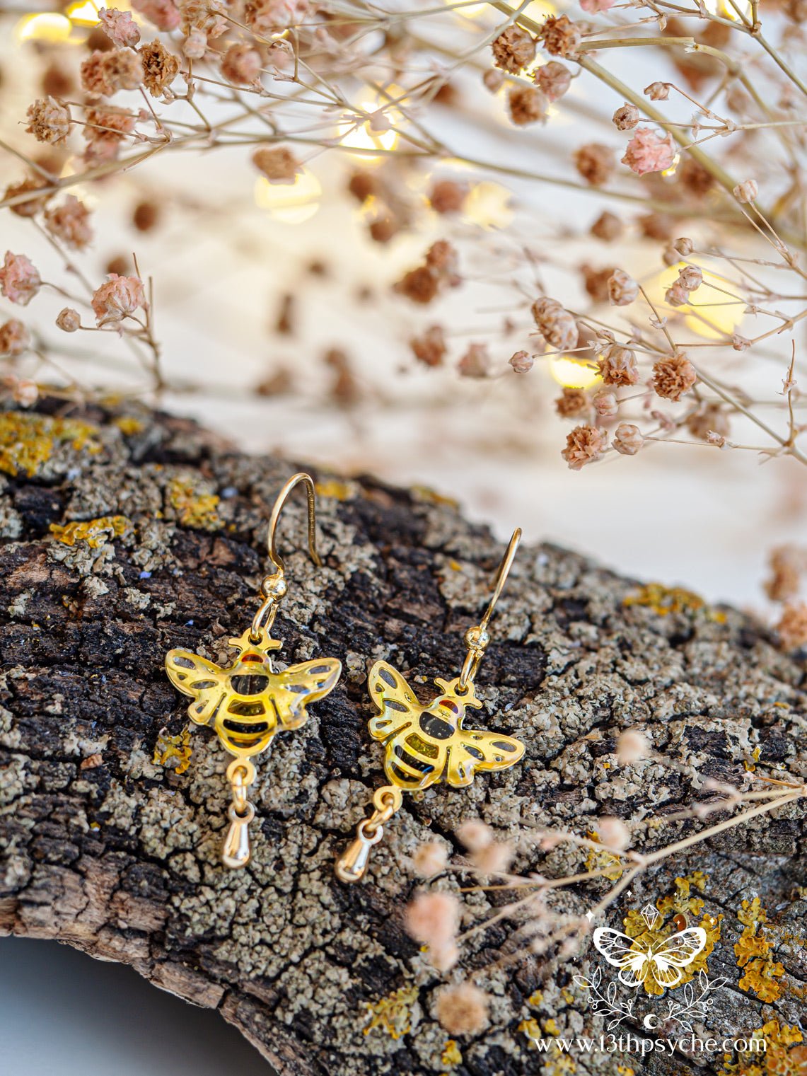 Bee Earrings | Bumble Bee Earrings | 18K Gold | Wasp Earrings | Supporting popular Wildlife | Bridesmaid Gift | 925 Sterling Silver | Bumblebee